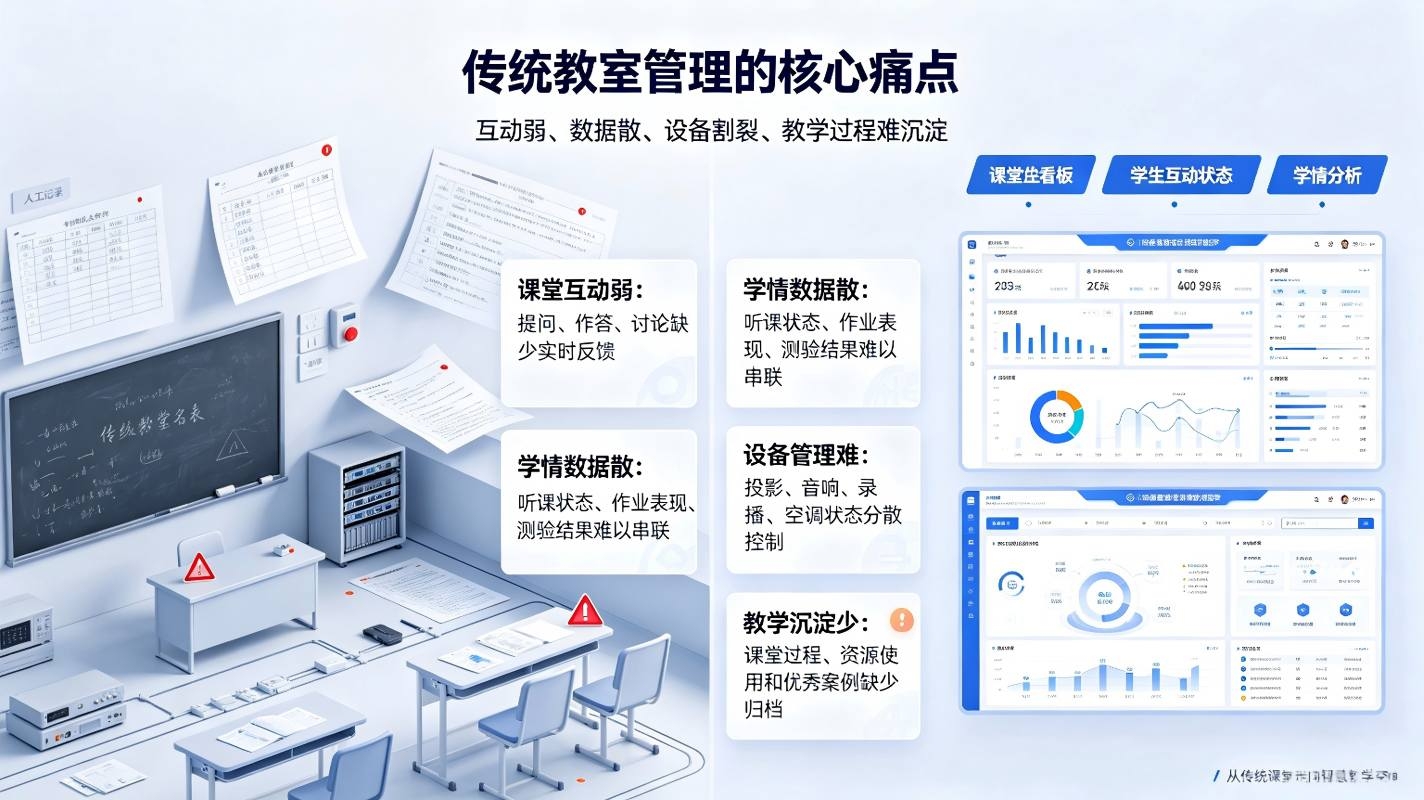 智慧教室解决方案：校园数字化互动教学与智能空间建设方案(图2)