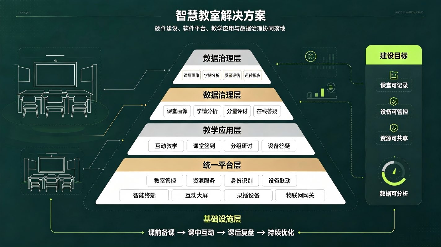 智慧教室解决方案：校园数字化互动教学与智能空间建设方案(图3)