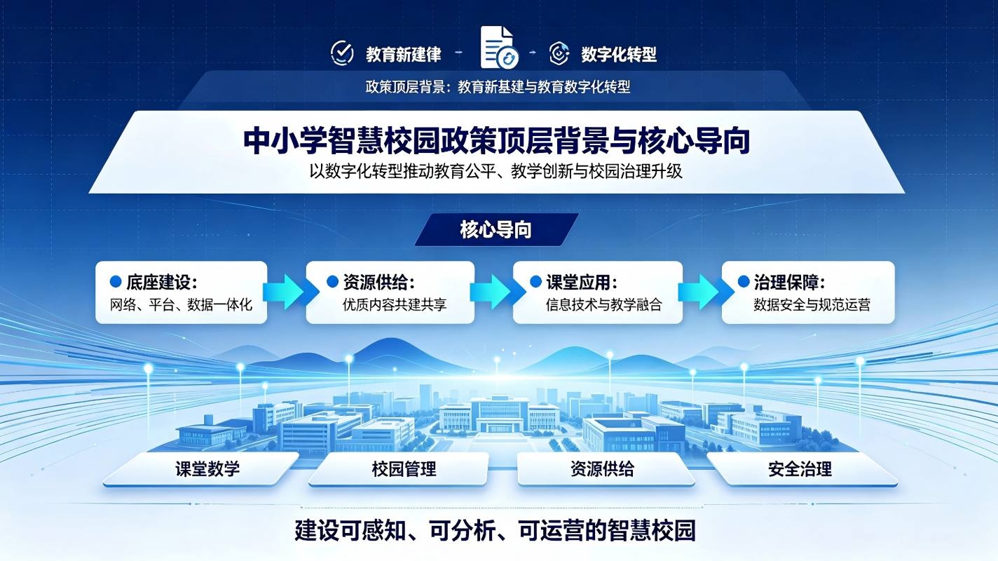 中小学智慧校园建设最新政策解读(图1)