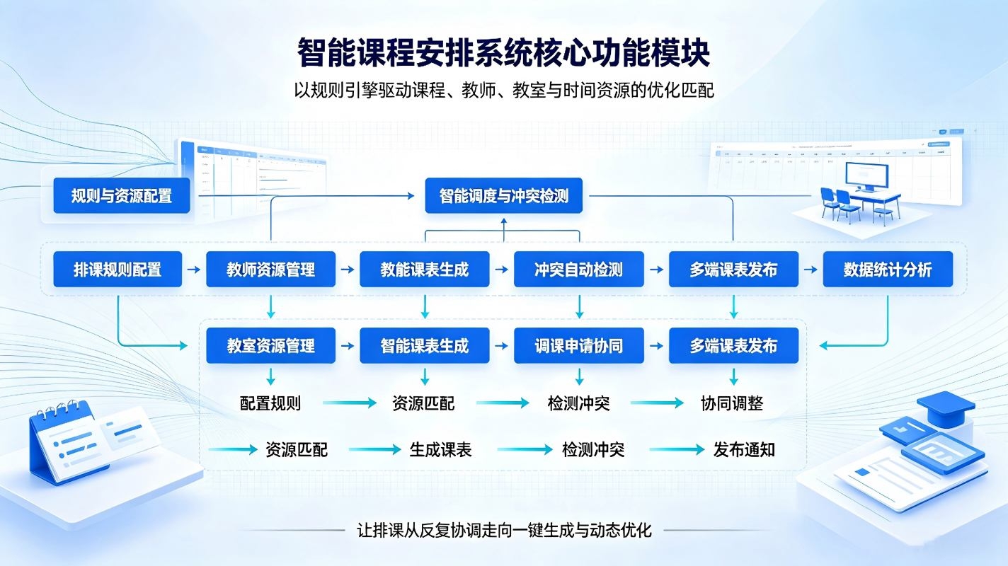 智能课程安排系统：智慧校园自动排课与教学资源智能调度管理解决方案(图3)