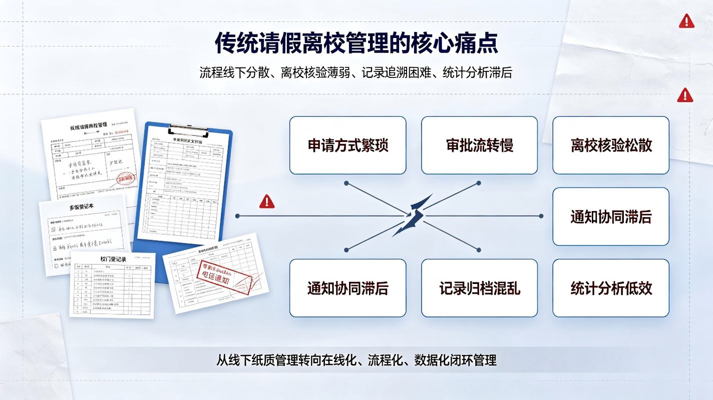请假离校管理系统：智慧校园学生请假审批与离校安全数字化管理解决方案(图2)