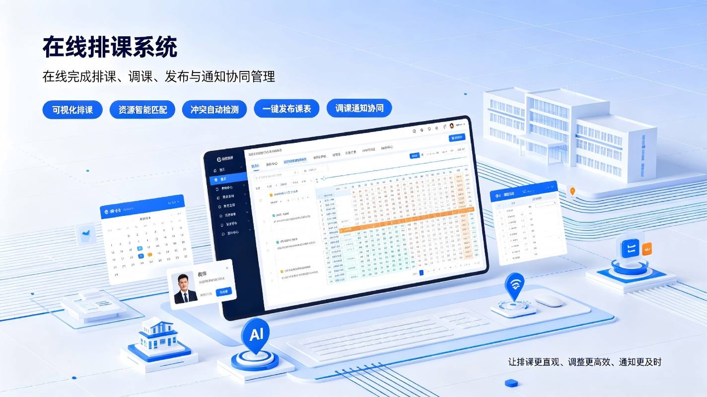 在线排课系统：云端协同排课与课表实时共享管理解决方案(图1)