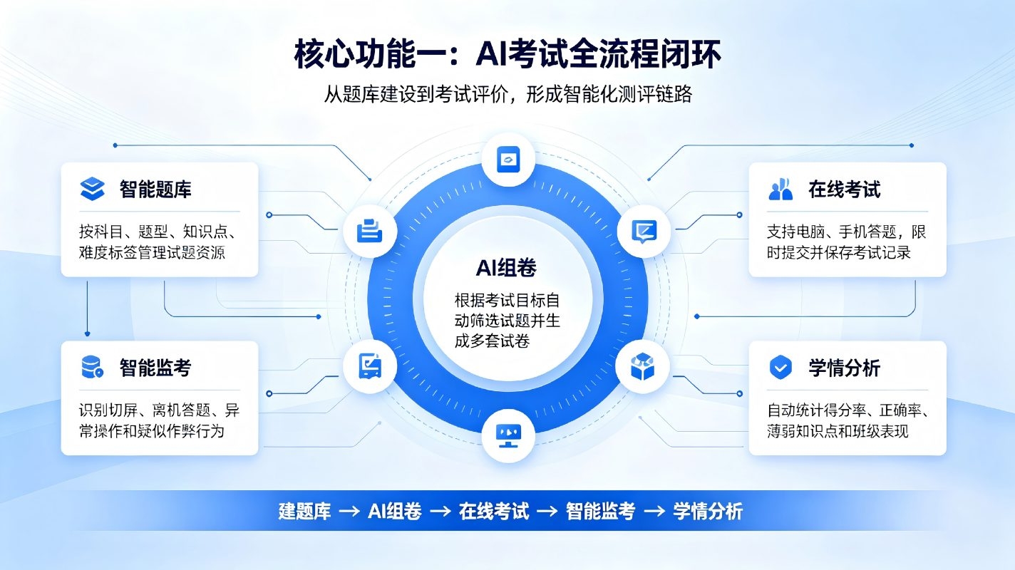 AI考试系统:在线考试与自动阅卷一体化解决方案(图3) AI考试系统:在线考试与自动阅卷一体化解决方案(图3)