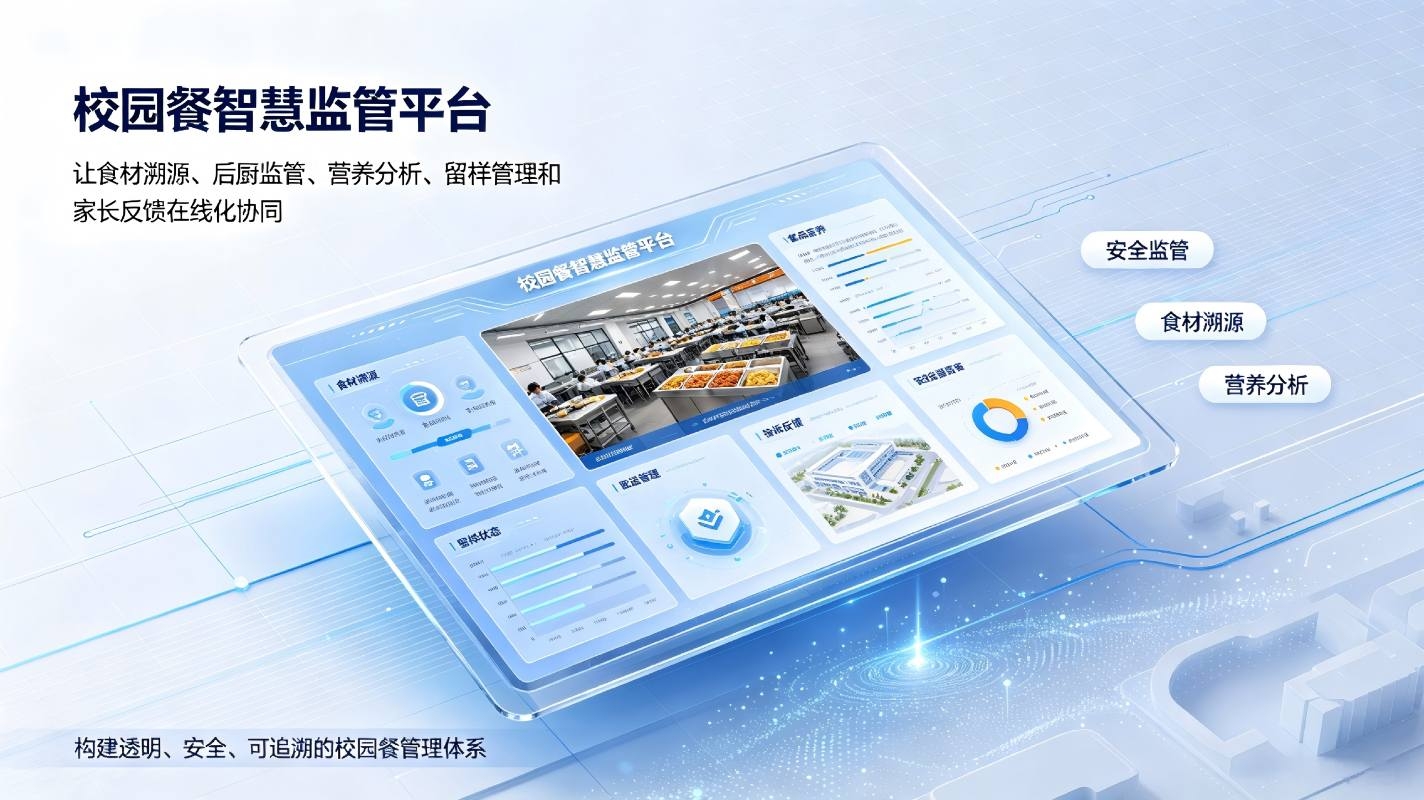 校园餐智慧监管平台:全流程数字化监管解决方案(图1) 校园餐智慧监管平台:全流程数字化监管解决方案(图1)