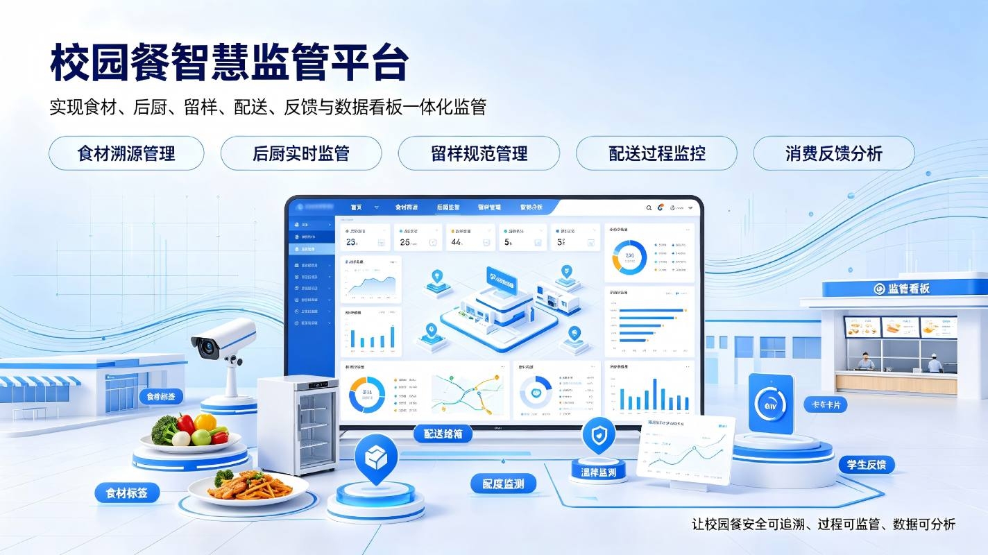 校园餐智慧监管平台:全流程数字化监管解决方案(图3) 校园餐智慧监管平台:全流程数字化监管解决方案(图3)
