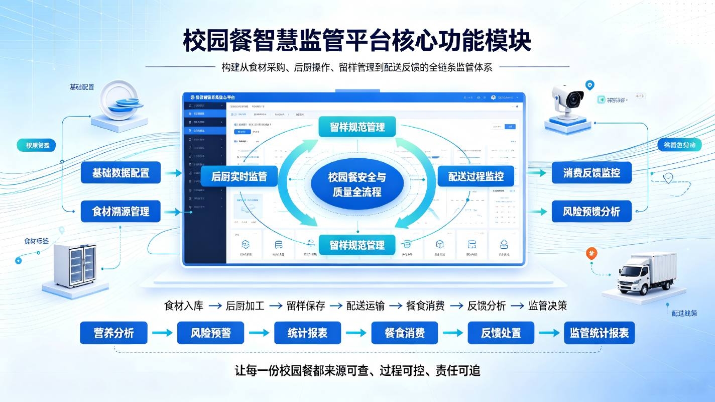 校园餐智慧监管平台:全流程数字化监管解决方案(图4) 校园餐智慧监管平台:全流程数字化监管解决方案(图4)