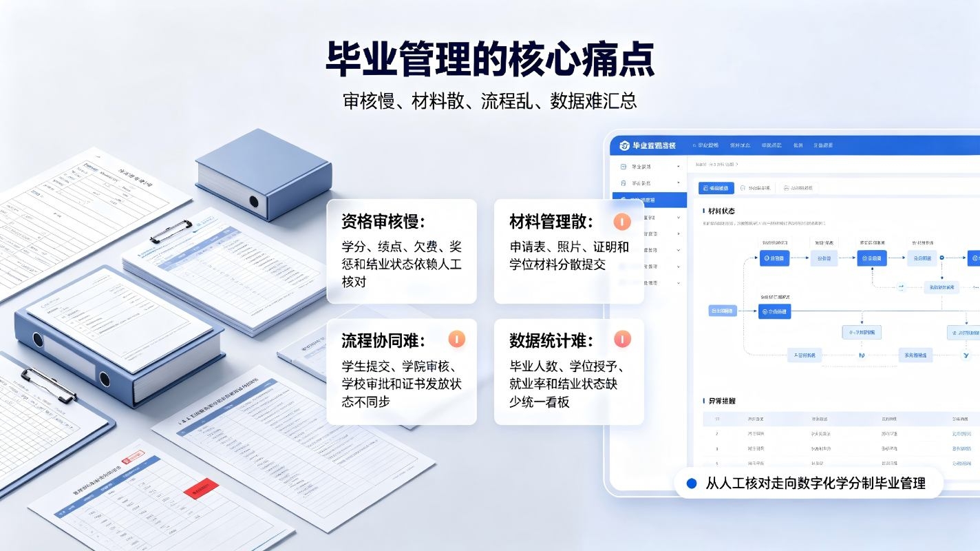毕业管理系统：毕业生资格审核与离校流程数字化管理解决方案(图2)