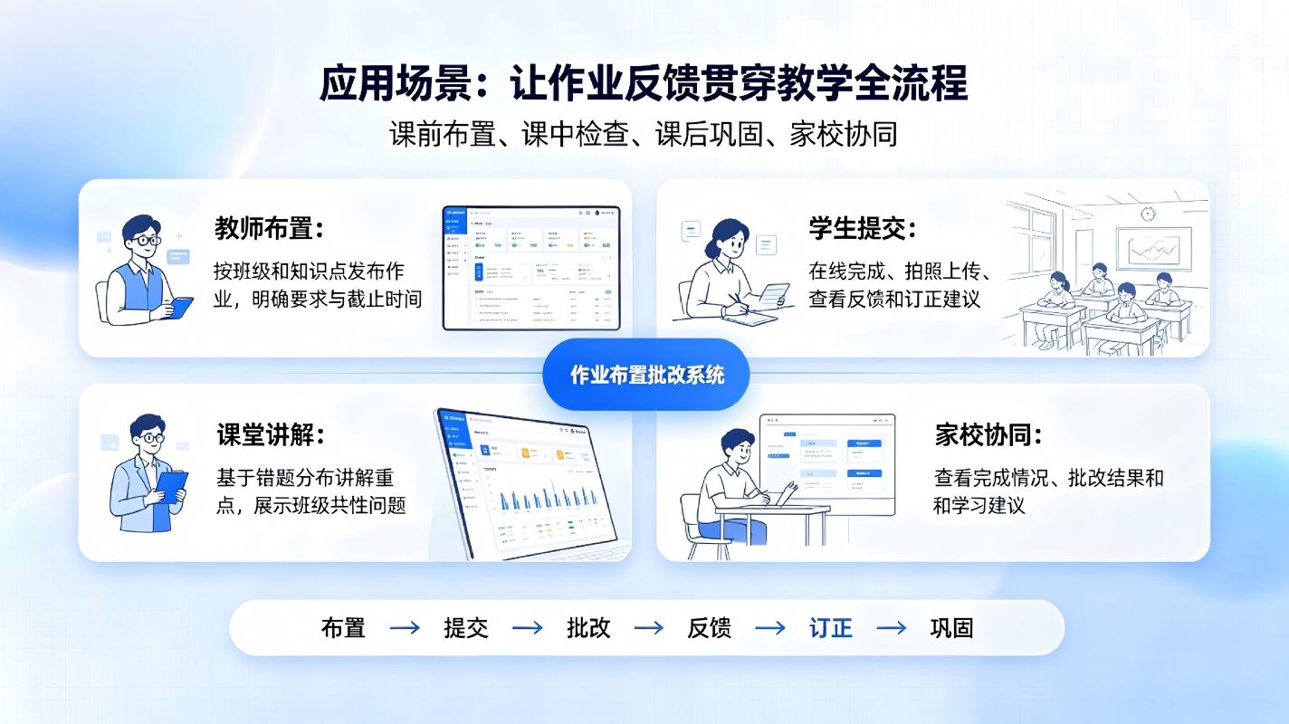 作业布置批改系统:在线作业布置智能批改与学情分析解决方案(图3) 作业布置批改系统:在线作业布置智能批改与学情分析解决方案(图3)