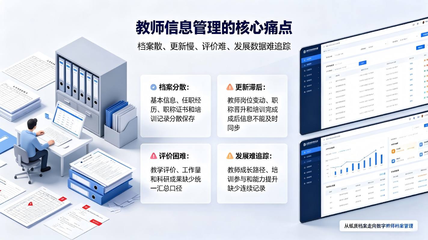 教师信息管理系统:师资档案数字化与人事管理一体化解决方案(图2) 教师信息管理系统:师资档案数字化与人事管理一体化解决方案(图2)