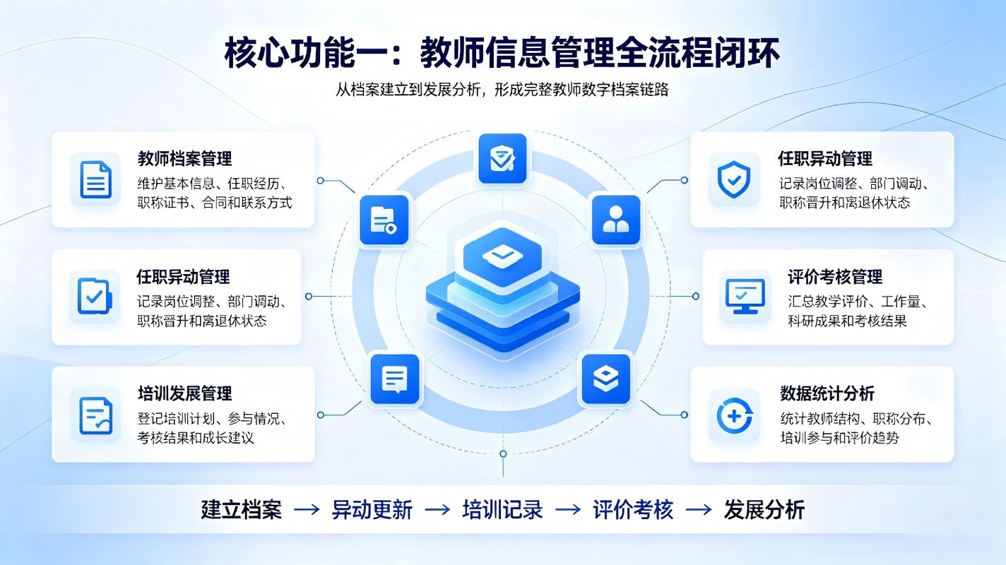 教师信息管理系统:师资档案数字化与人事管理一体化解决方案(图3) 教师信息管理系统:师资档案数字化与人事管理一体化解决方案(图3)