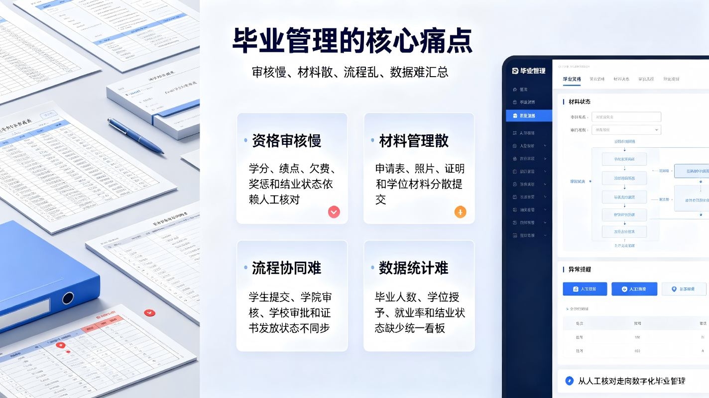 毕业管理系统：毕业生资格审核与离校流程数字化管理解决方案(图2)