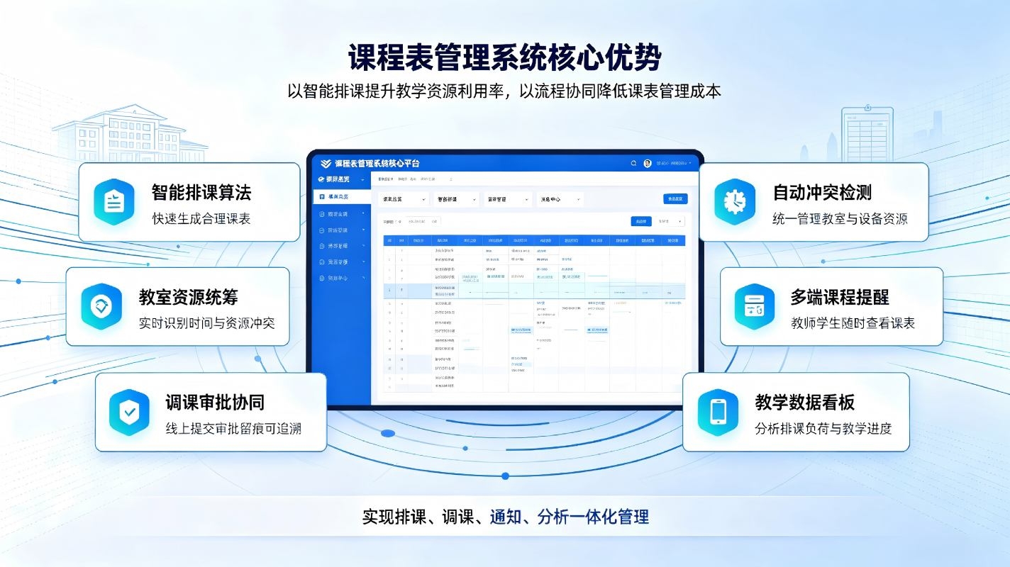 课程表管理系统:智能排课调课,实现校园教务高效管理(图3) 课程表管理系统:智能排课调课,实现校园教务高效管理(图3)