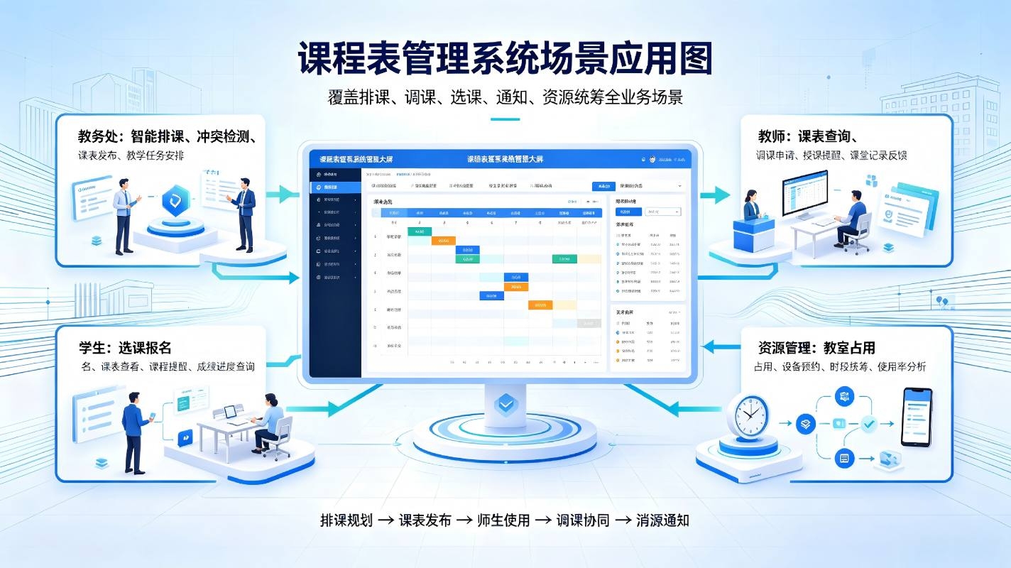 课程表管理系统:智能排课调课,实现校园教务高效管理(图4) 课程表管理系统:智能排课调课,实现校园教务高效管理(图4)