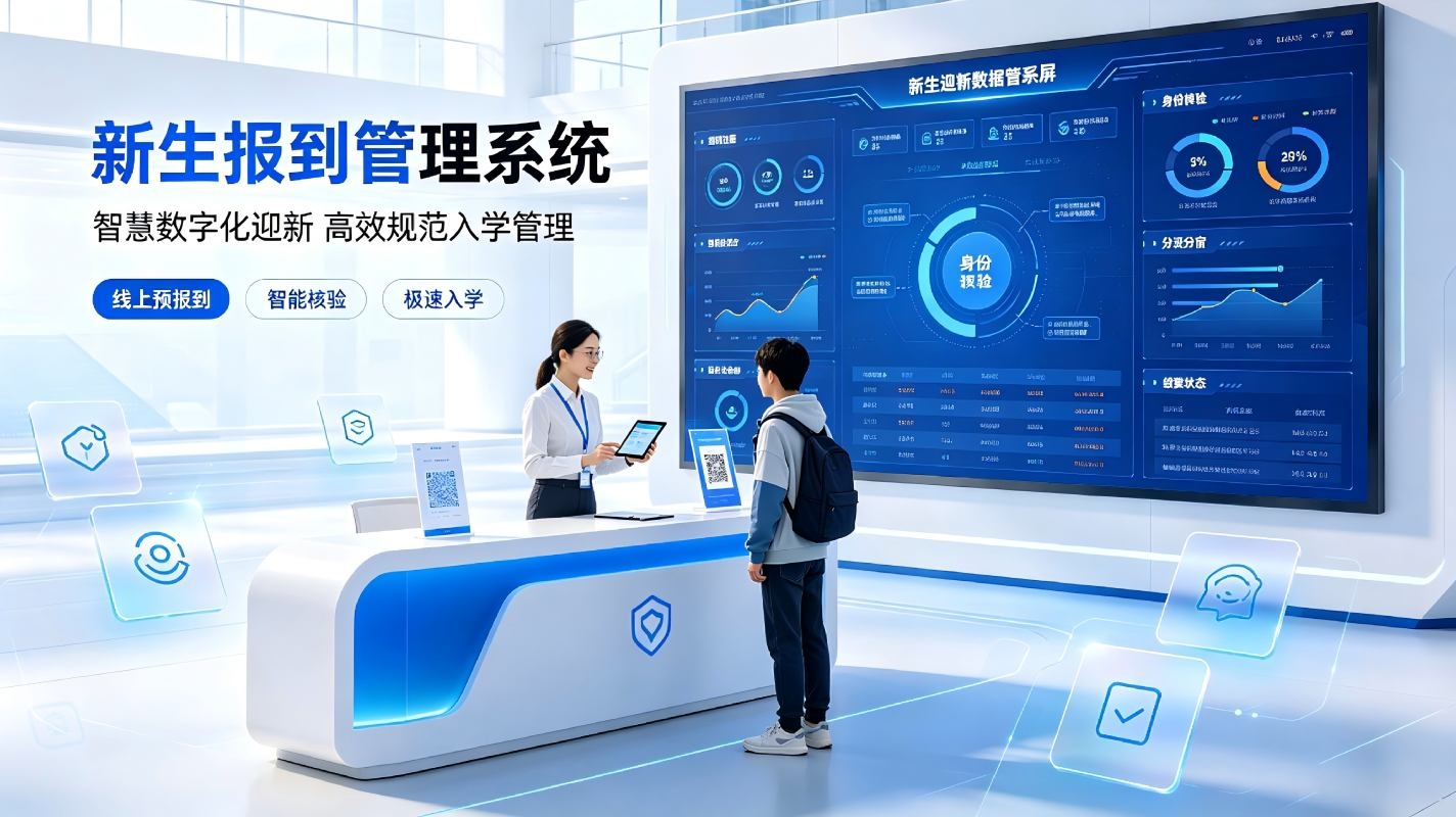 新生报到管理系统：智慧数字化迎新，高效规范院校入学管理