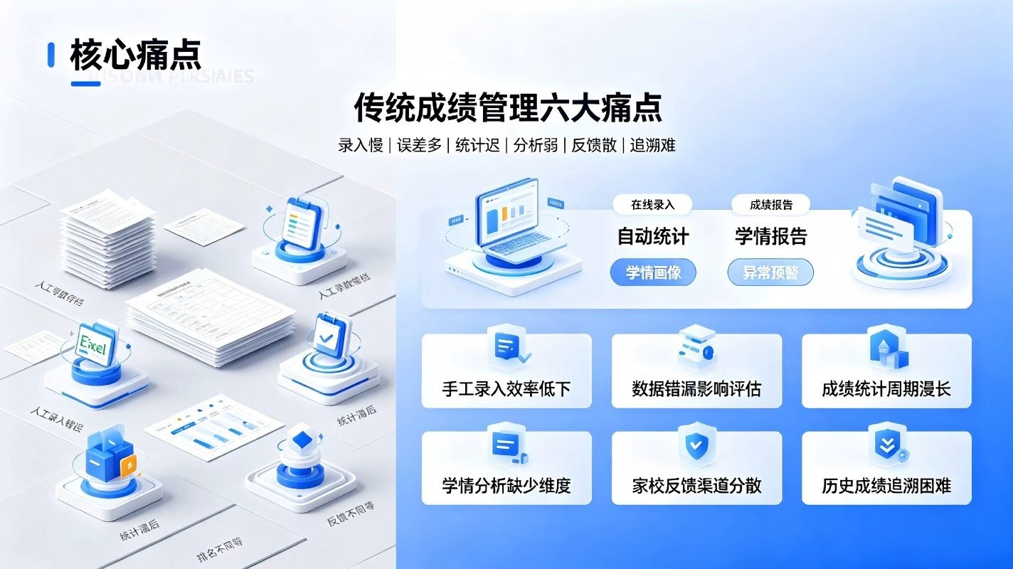 成绩管理系统:智慧校园智能成绩统计与学情分析解决方案(图2) 成绩管理系统:智慧校园智能成绩统计与学情分析解决方案(图2)