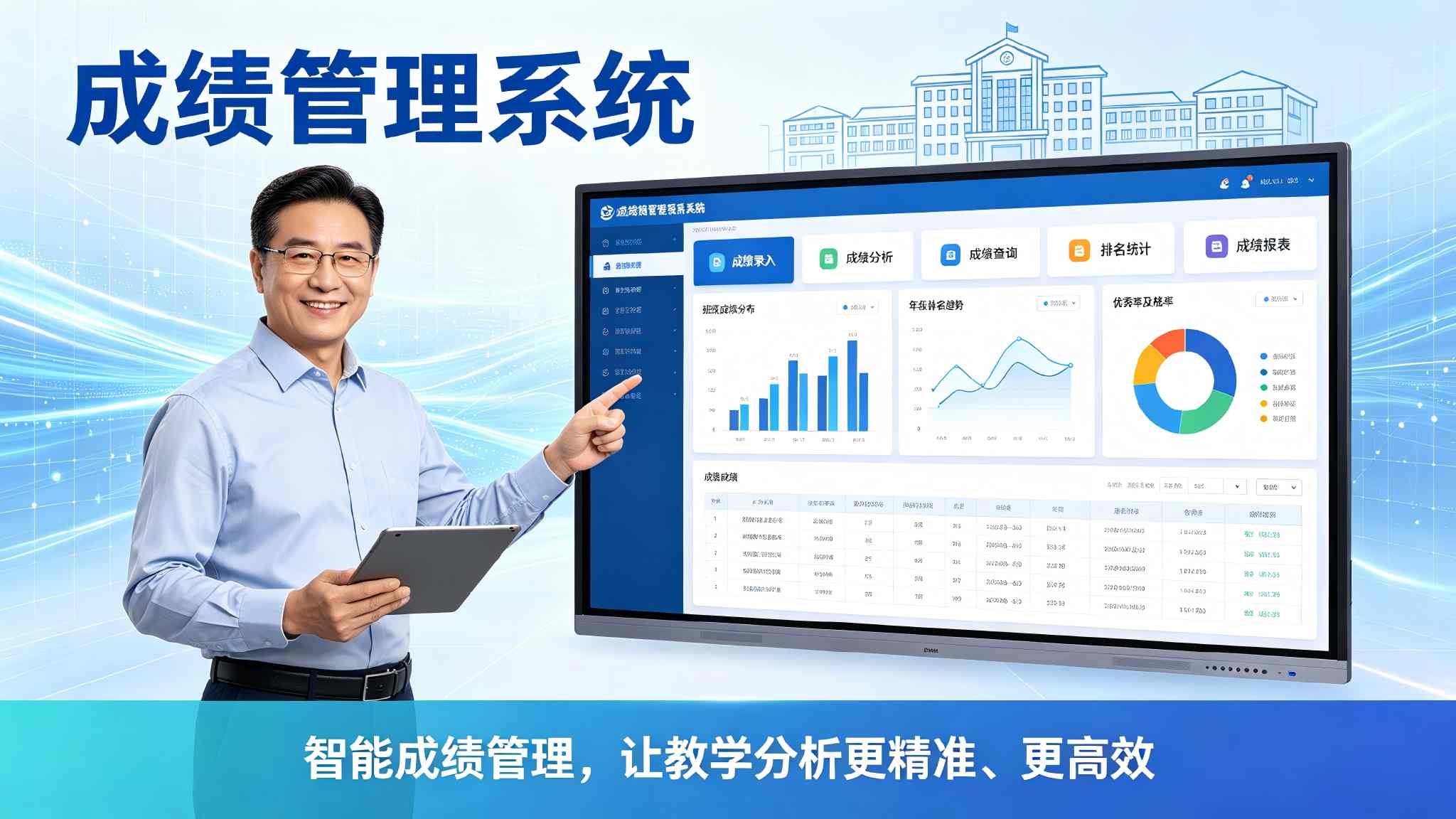 成绩管理系统：智慧校园智能成绩统计与学情分析解决方案