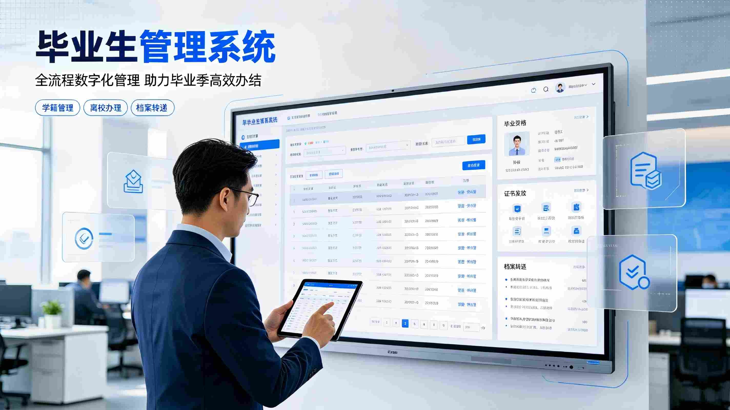毕业生管理系统：全流程数字化离校就业与校友溯源解决方案