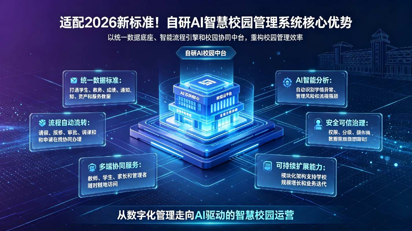 2026智慧校园新标准落地：一体化管理系统成刚需(图3)