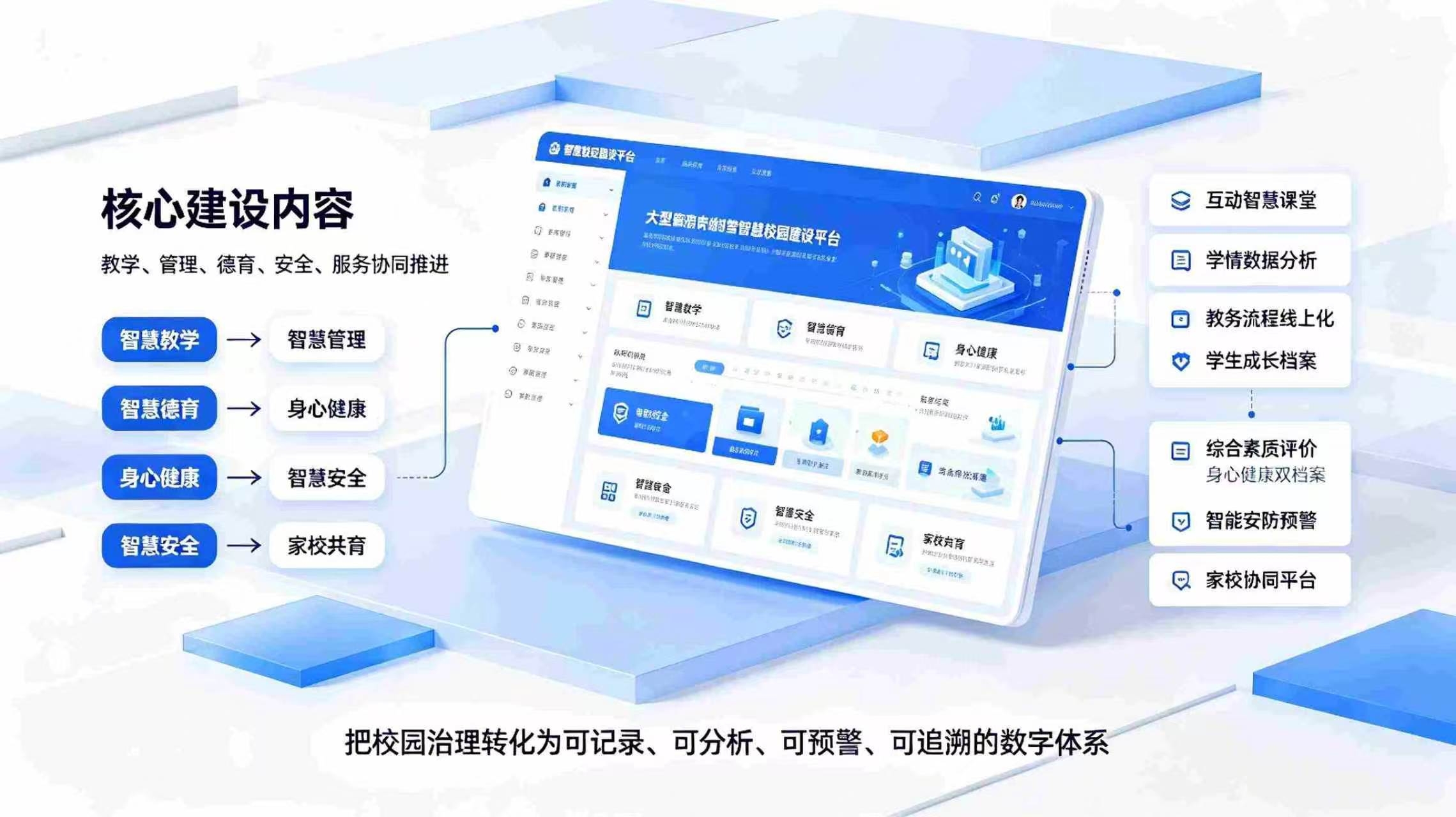 公立学校智慧校园完整建设方案：深耕教育数字化，赋能校园高质量发展(图3)