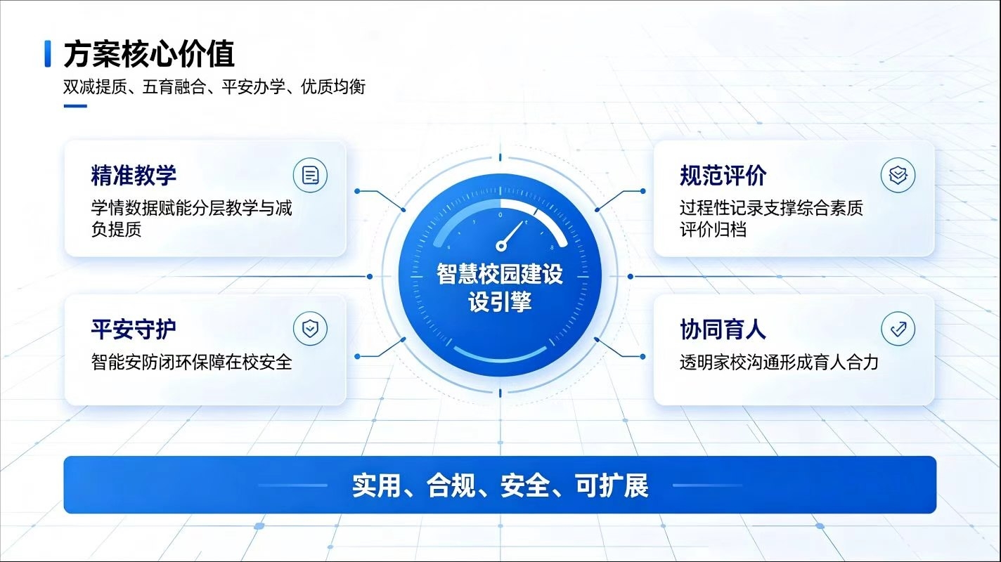初中智慧校园数字化建设实施方案：赋能五育融合，平安校园治理(图4)