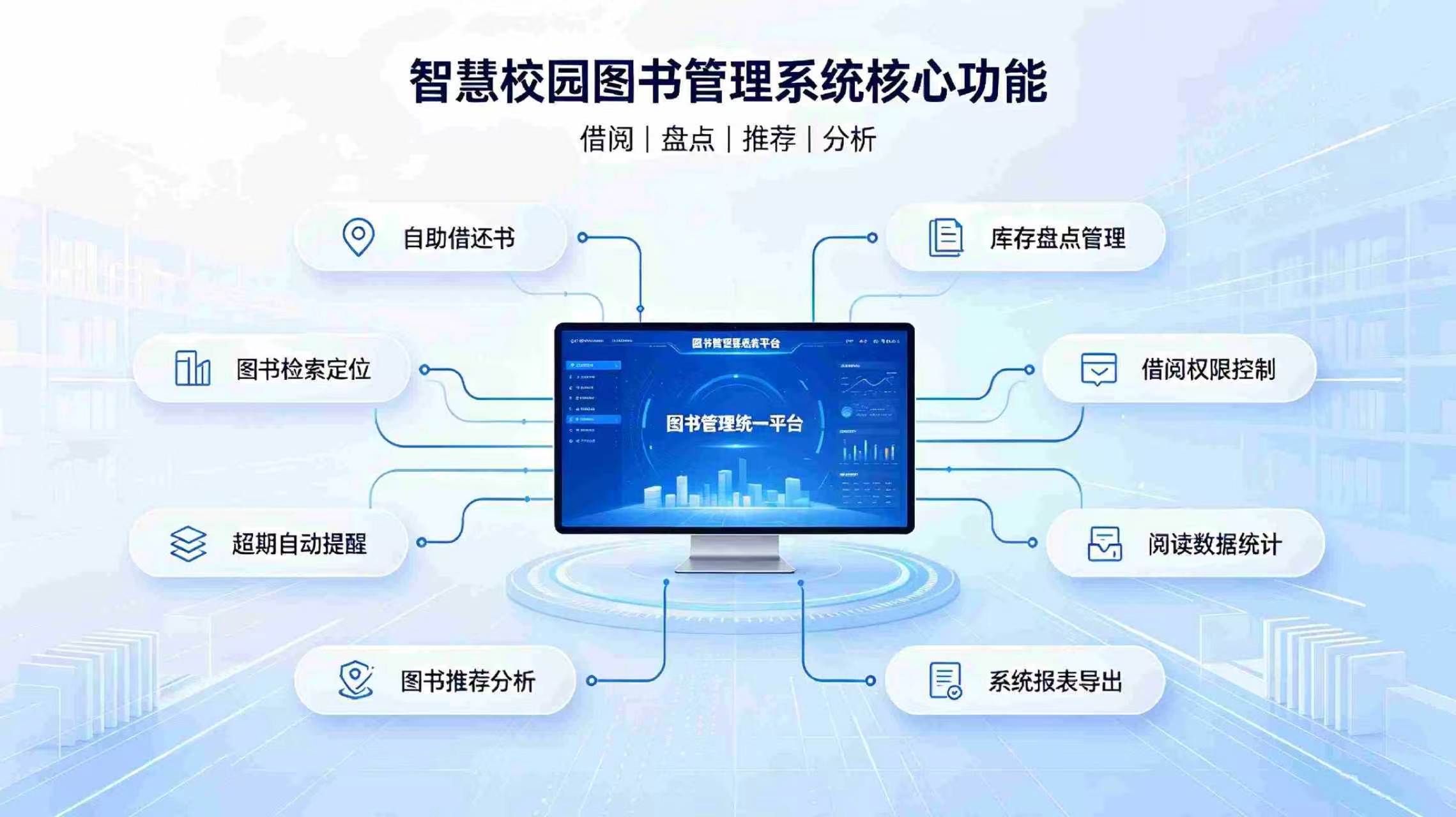智慧校园图书管理系统:智能馆藏借阅,赋能校园书香数字化建设(图3) 智慧校园图书管理系统:智能馆藏借阅,赋能校园书香数字化建设(图3)
