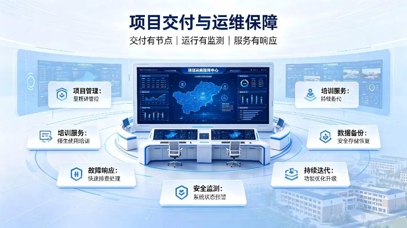 智慧校园实施方案:分阶段落地部署,标准化完成校园数字化升级(图3) 智慧校园实施方案:分阶段落地部署,标准化完成校园数字化升级(图3)