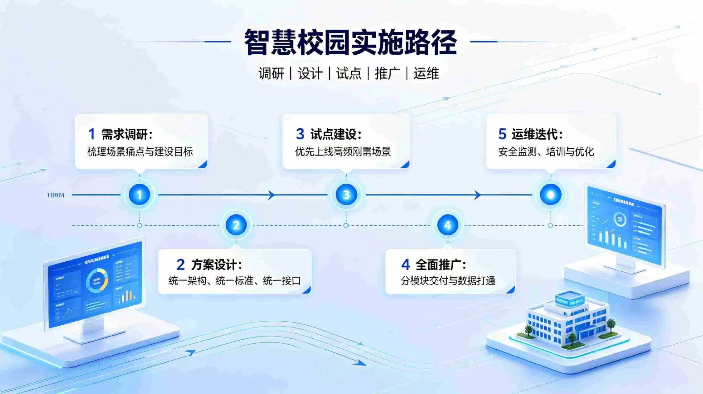 智慧校园实施方案:分阶段落地部署,标准化完成校园数字化升级(图4) 智慧校园实施方案:分阶段落地部署,标准化完成校园数字化升级(图4)