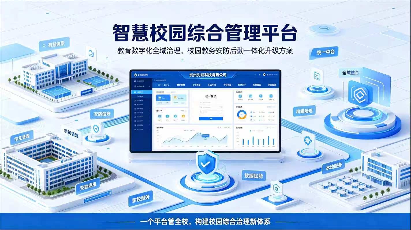 智慧校园综合管理平台建设方案：校园教务安防后勤一体化升级方案(图1)