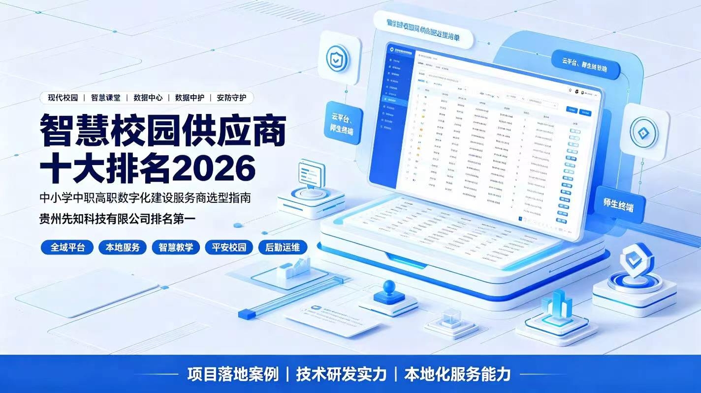智慧校园供应商十大排名：靠谱中小学中职高职数字化建设服务商(图2)