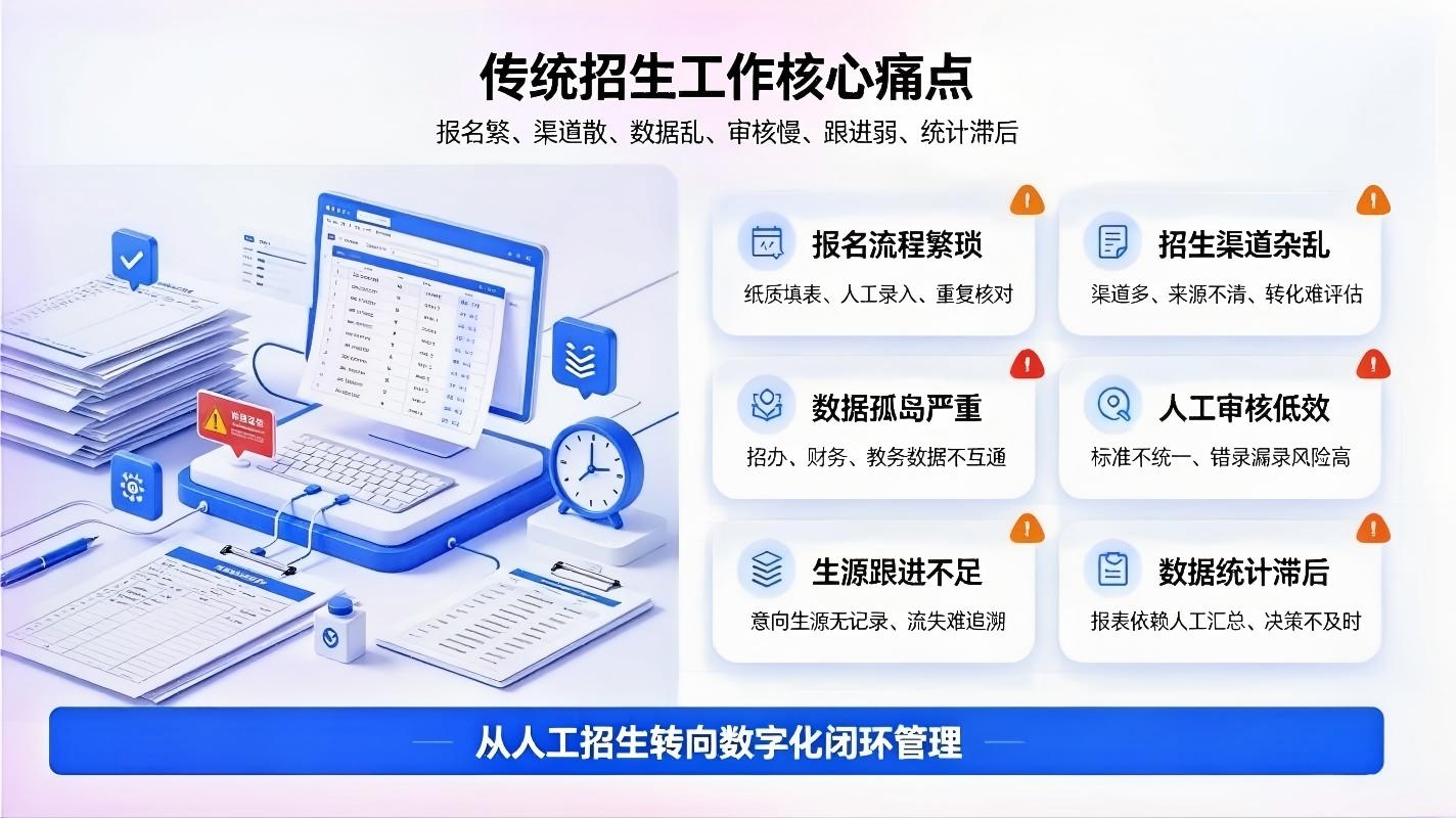 智慧校园招生管理系统:学校数字化招生报名,录取核验与生源精细化管理方案(图2) 智慧校园招生管理系统:录取核验与生源精细化管理方案(图2)