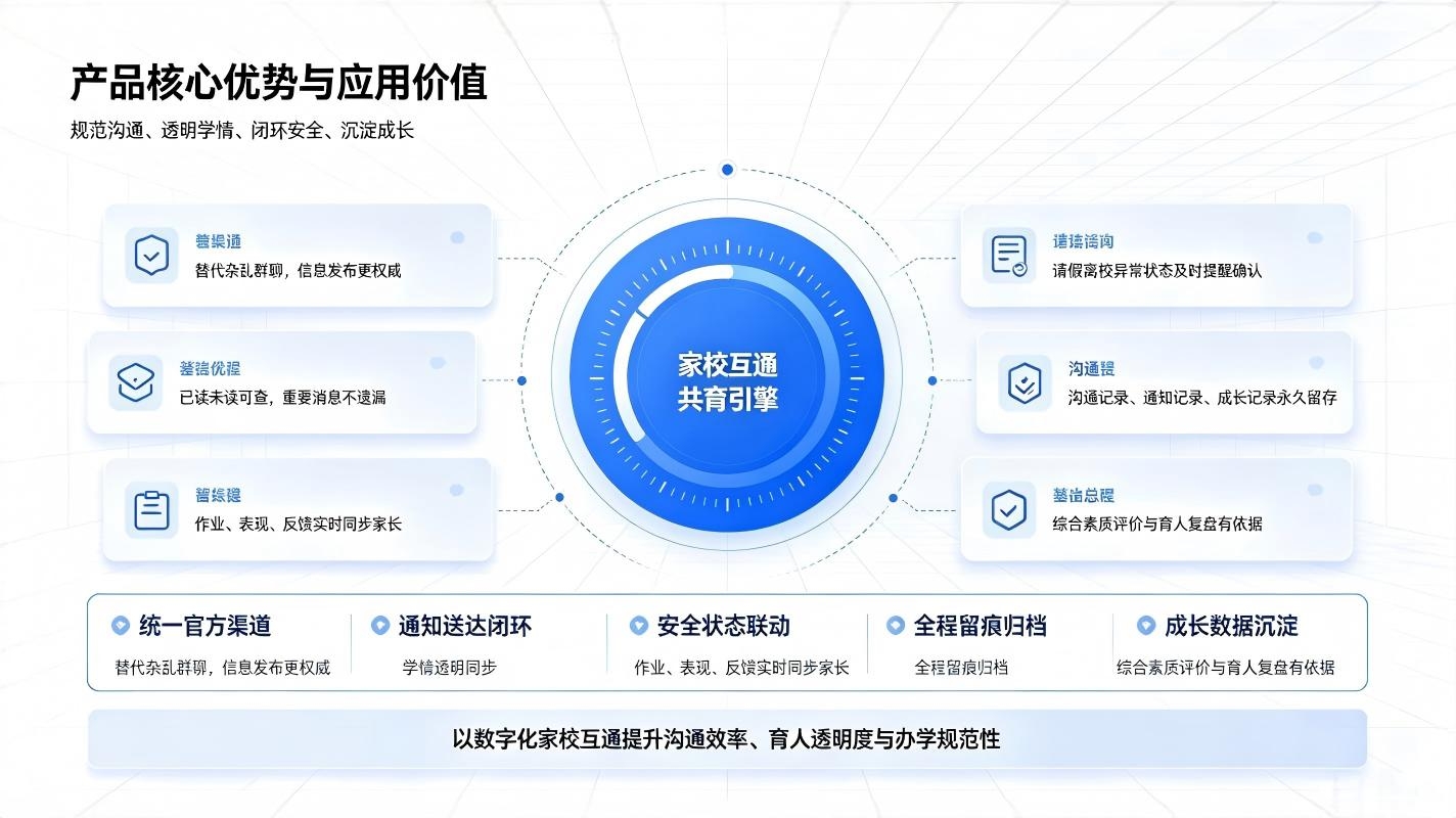 智慧校园家校互通系统：校园信息透明化数字化解决方案(图4)