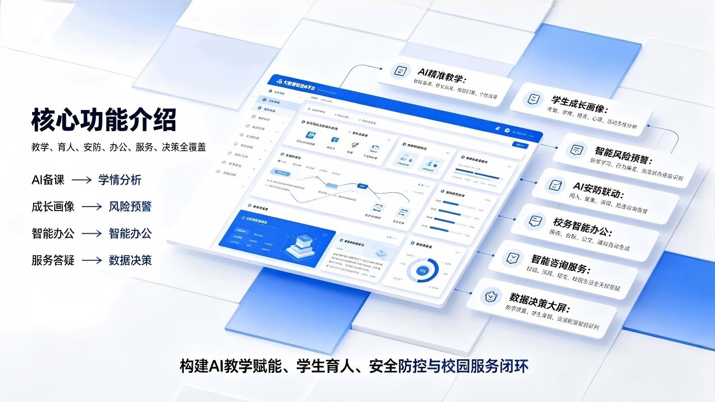 智慧校园AI平台：教学育人，校园治理与智慧服务一体化解决方案(图3)