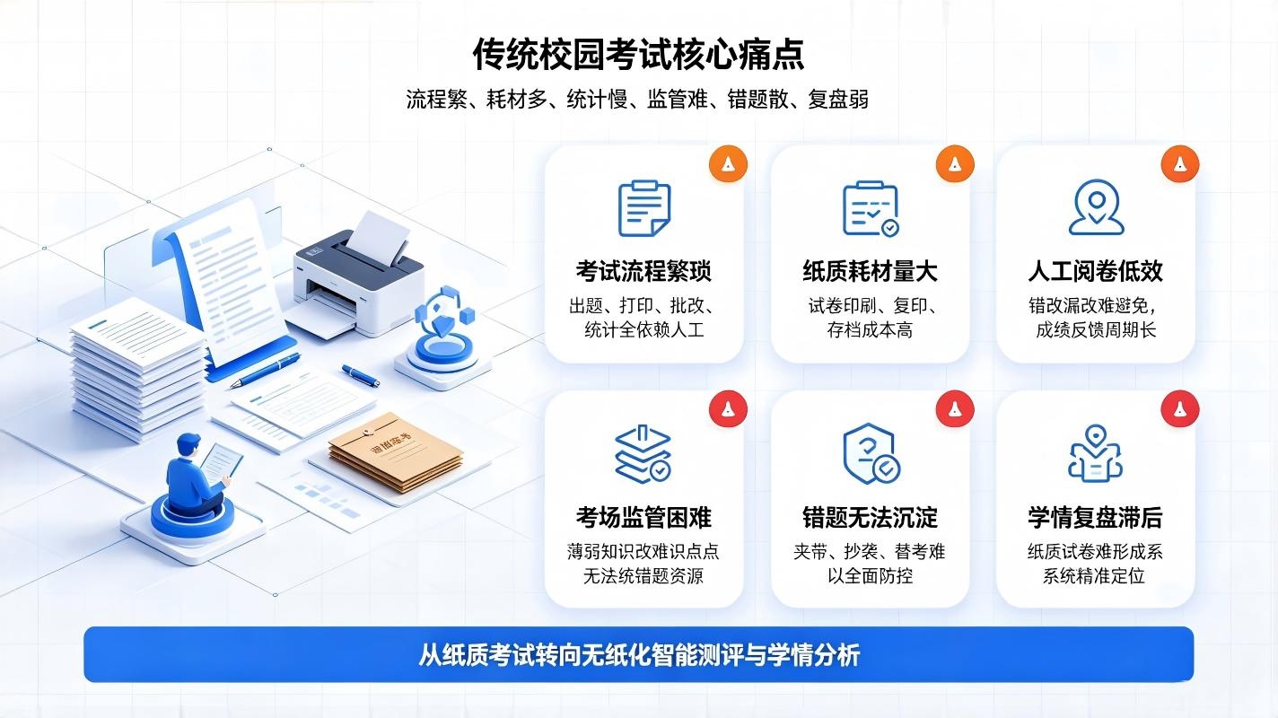智慧校园在线考试系统:无纸化智能测评,线上监考与学情分析(图2) 智慧校园在线考试系统:无纸化智能测评,线上监考与学情分析(图2)