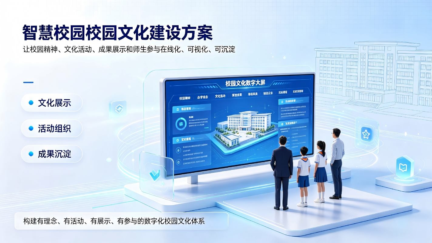 智慧校园校园文化建设方案：校园文化传承与创新整体解决方案(图1)