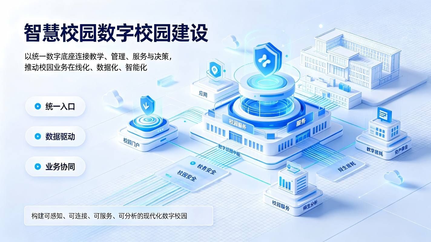 智慧校园数字校园建设:校园信息化整体建设方案(图1) 智慧校园数字校园建设:校园信息化整体建设方案(图1)
