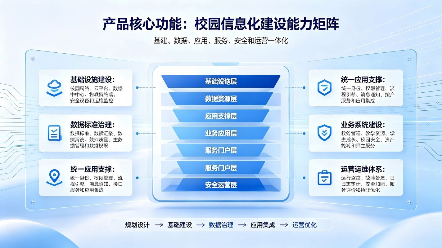 智慧校园信息化建设:教育信息化2.0背景下校园信息化整体规划与实施方案(图3) 智慧校园信息化建设:教育信息化2.0背景下校园信息化整体规划与实施方案(图3)