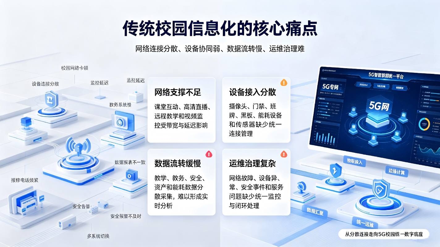 5G智慧校园整体方案：校园数字化转型升级解决方案(图2)