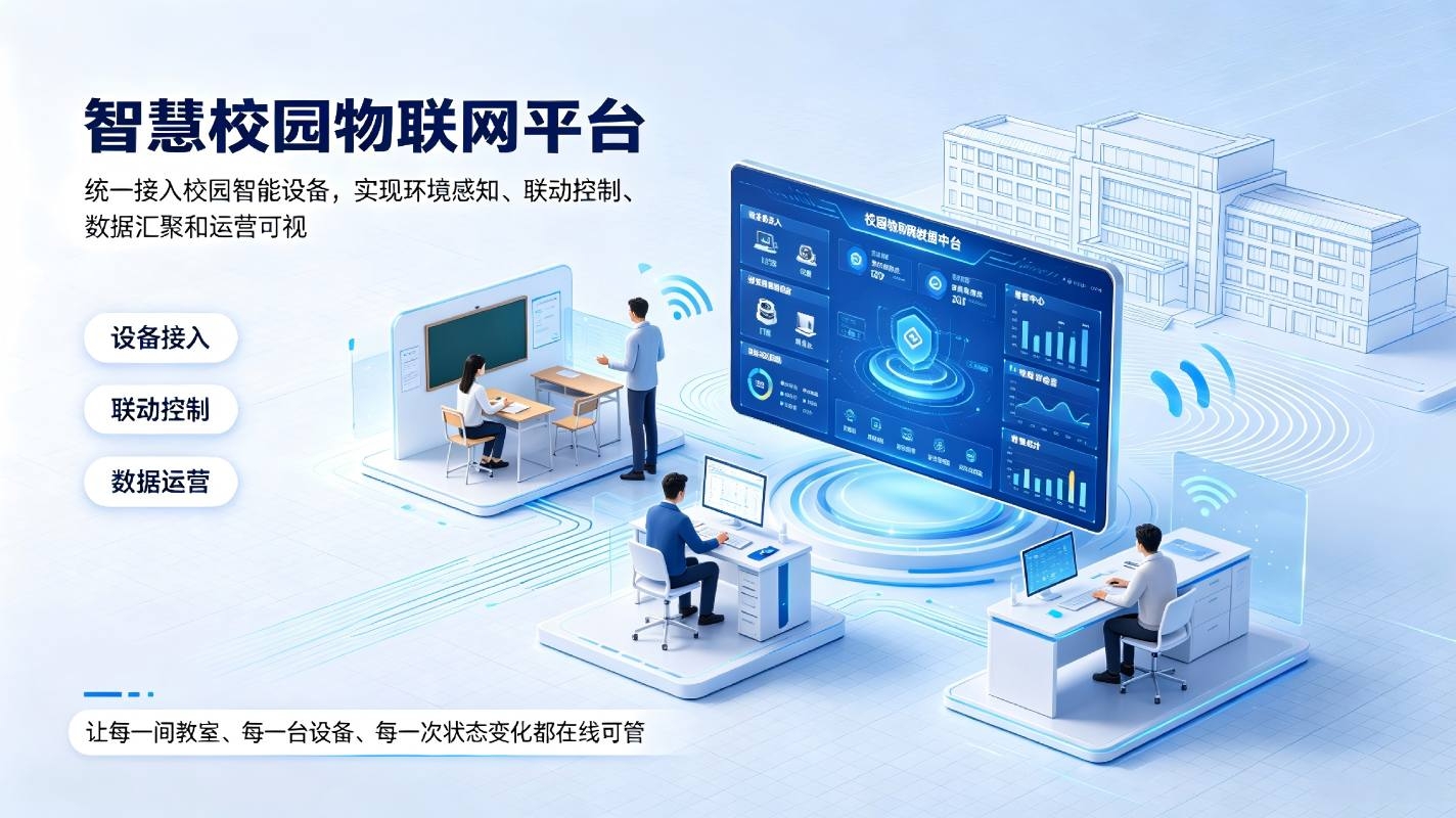 智慧校园物联网平台:校园万物互联与智能感知一体化管理平台解决方案(图1) 智慧校园物联网平台:校园万物互联与智能感知一体化管理平台解决方案(图1)