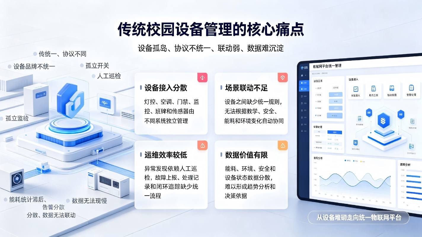 智慧校园物联网平台:校园万物互联与智能感知一体化管理平台解决方案(图2) 智慧校园物联网平台:校园万物互联与智能感知一体化管理平台解决方案(图2)