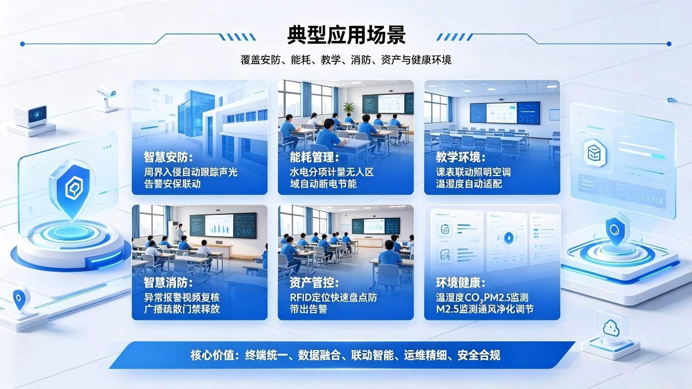 智慧校园物联网系统建设方案:全域感知万物互联底座,构建数据驱动型智慧校园生态(图4) 智慧校园物联网系统:构建数据驱动型智慧校园生态(图4)