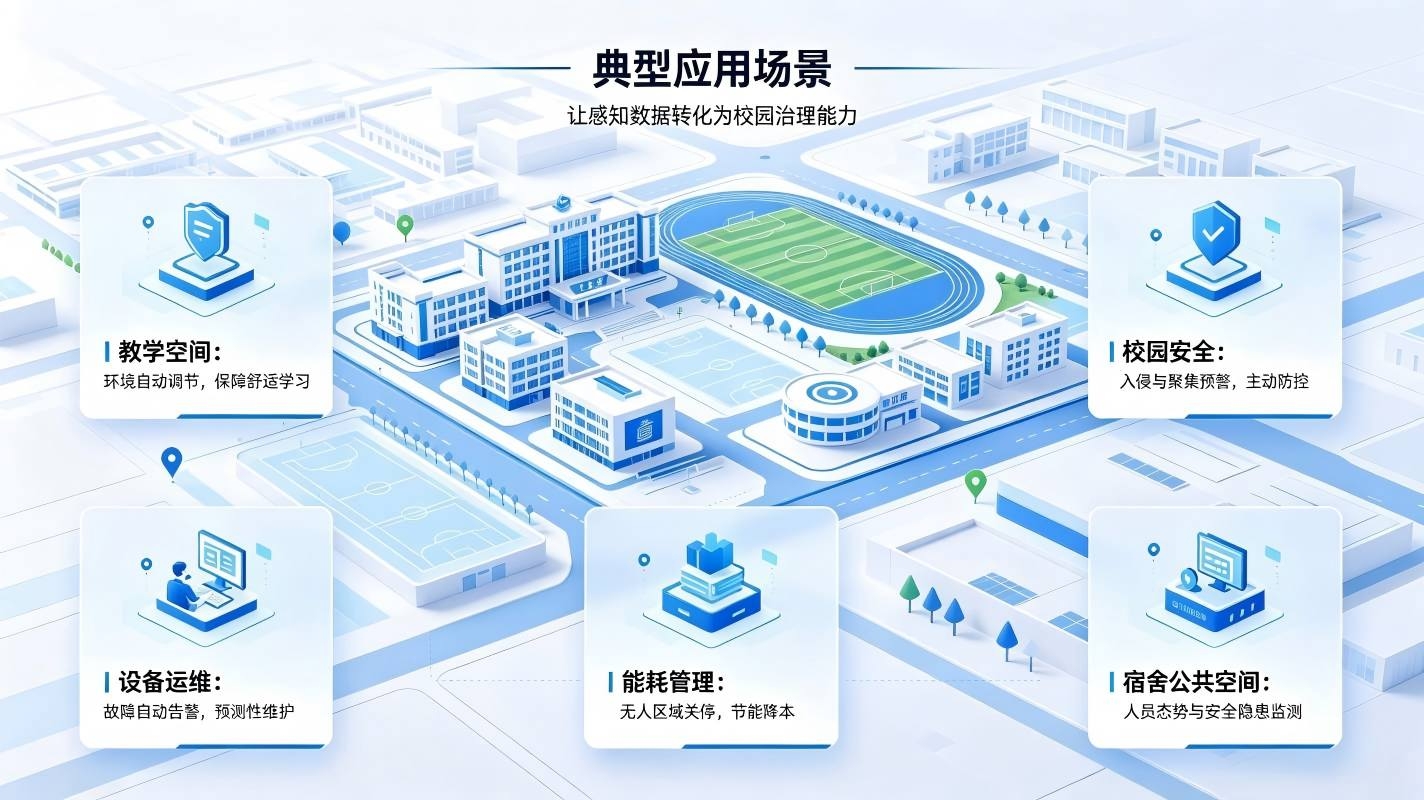 智慧校园智能感知系统建设方案:赋能校园精细化智治(图4) 智慧校园智能感知系统建设方案:赋能校园精细化智治(图4)