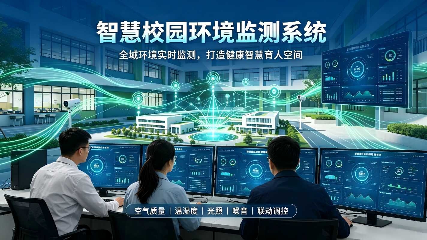 智慧校园环境监测系统建设方案：打造健康智慧育人空间(图1)