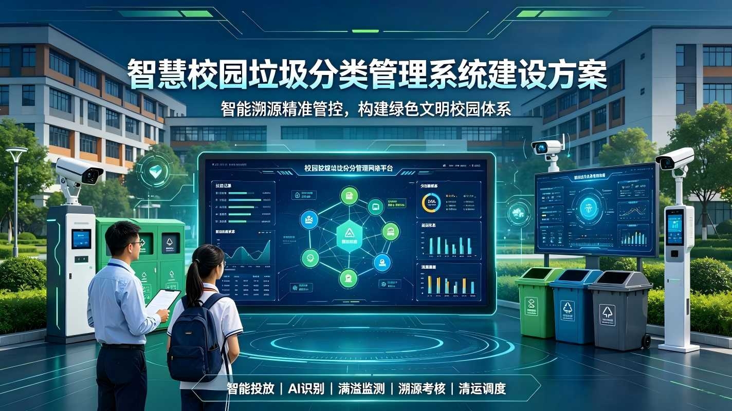 智慧校园垃圾分类管理系统建设方案:构建绿色文明校园体系(图1) 智慧校园垃圾分类管理系统建设方案:构建绿色文明校园体系(图1)