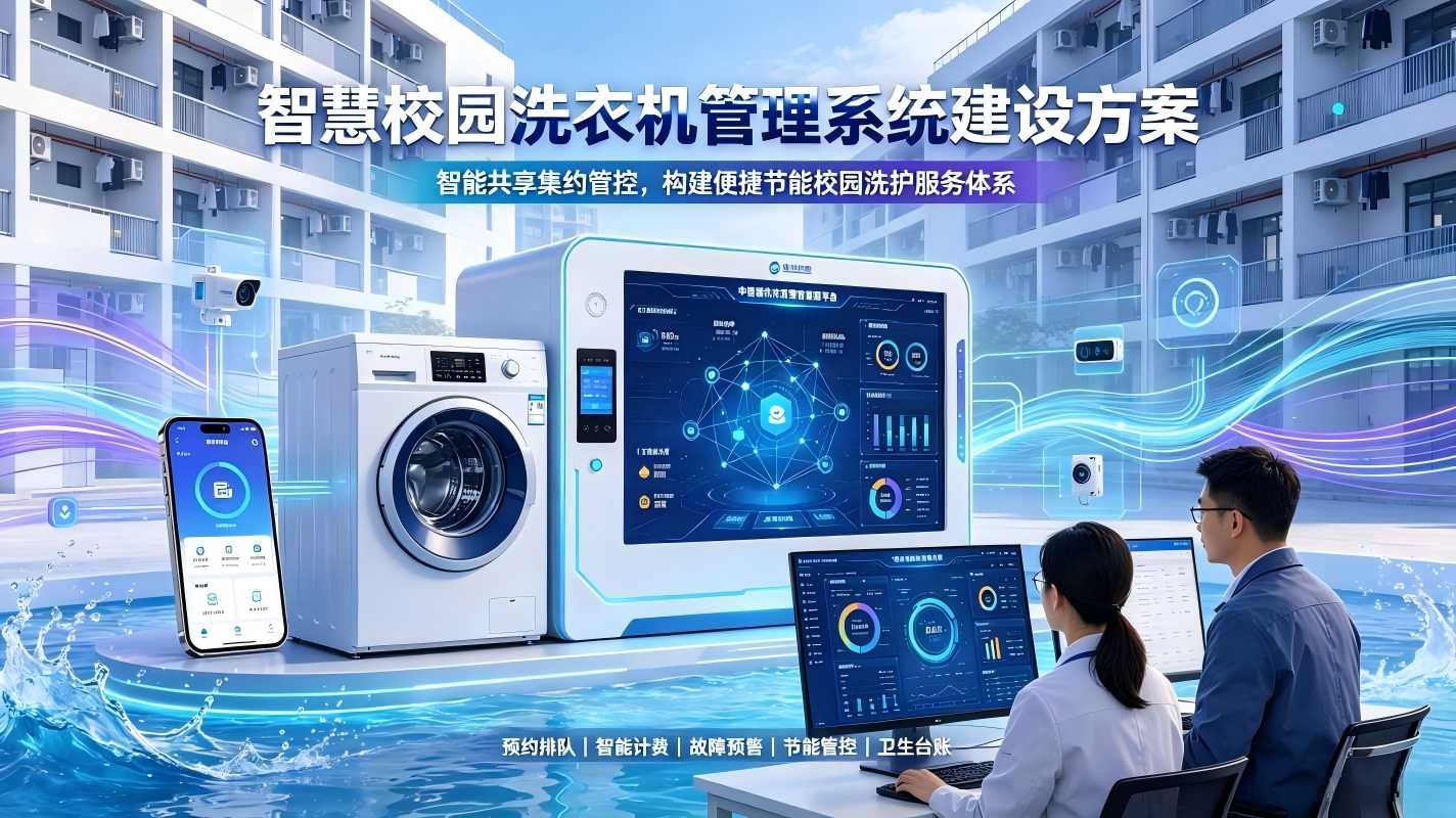 智慧校园洗衣机管理系统建设方案:构建便捷节能校园洗护服务体系(图1) 智慧校园洗衣机管理系统建设方案:构建便捷节能校园洗护服务体系(图1)