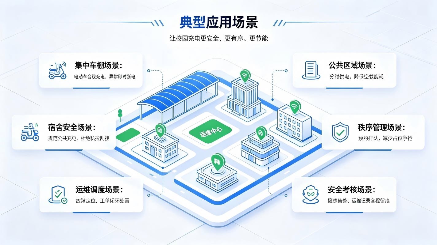 智慧校园充电桩管理系统建设方案:构建绿色平安校园储能服务体系(图4) 智慧校园充电桩管理系统建设方案:构建绿色平安校园储能服务体系(图4)