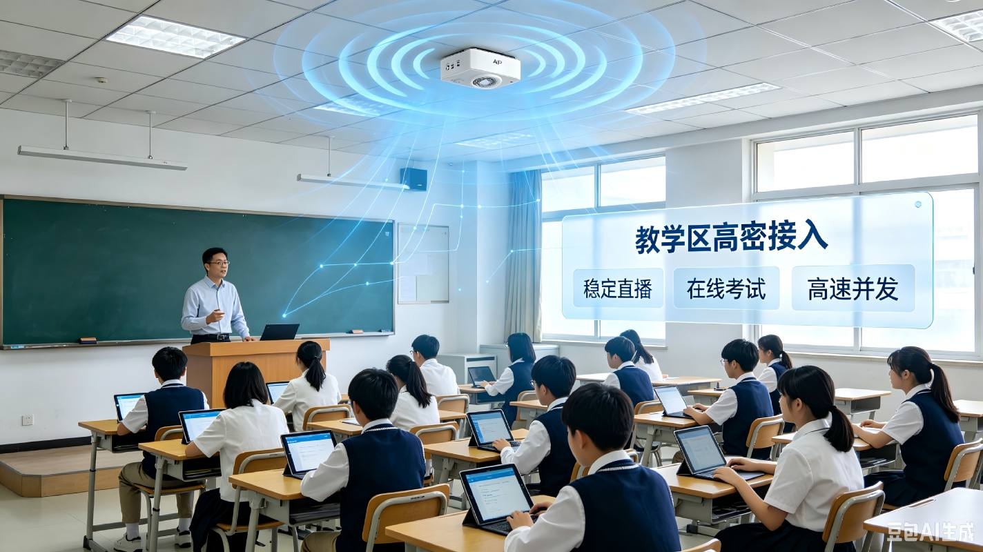 智慧校园无线网络建设规划:赋能教育数字化的无线底座(图2) 智慧校园无线网络建设规划:赋能教育数字化的无线底座(图2)
