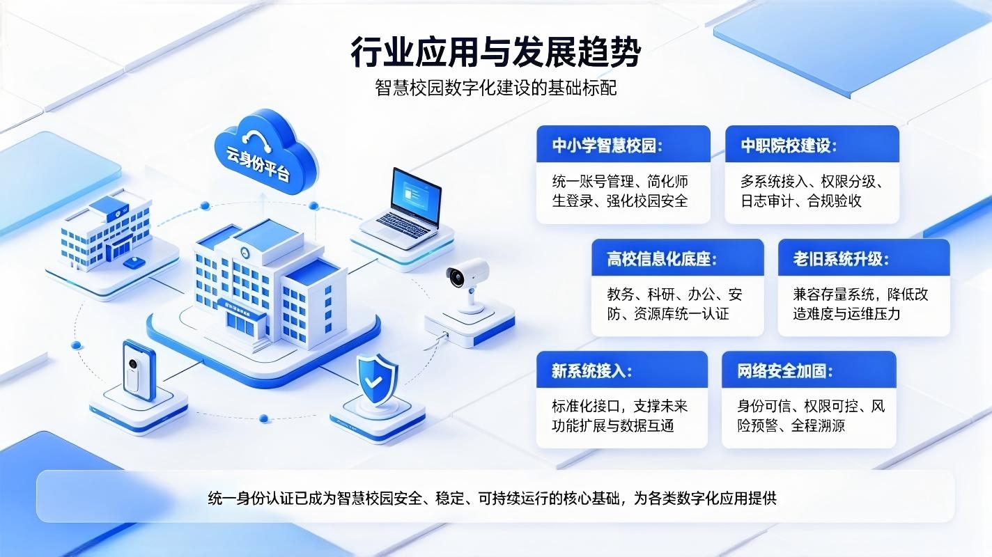智慧校园统一身份认证:校园一站式单点登录与数字化安全管控方案(图4) 智慧校园统一身份认证:校园一站式单点登录与数字化安全管控方案(图4)