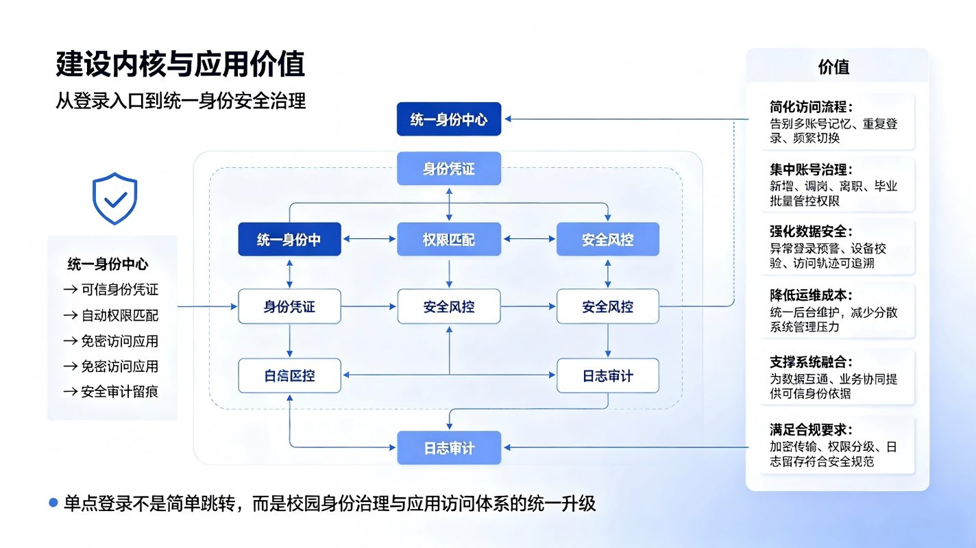 智慧校园单点登录:校园一站式登录集成与数字化统一访问方案(图2) 智慧校园单点登录:校园一站式登录集成与数字化统一访问方案(图2)