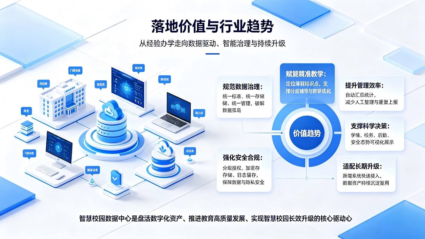 智慧校园数据中心建设:校园数据汇聚治理与数字化智慧决策方案(图5) 智慧校园数据中心建设:校园数据汇聚治理与数字化智慧决策方案(图5)