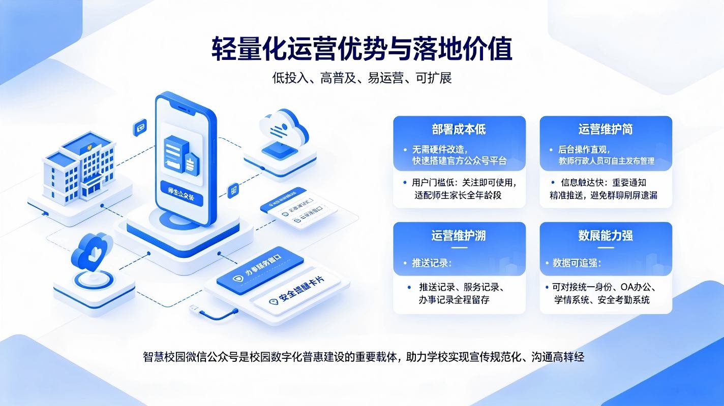 智慧校园微信公众号:轻量化校园家校服务与数字化宣传运营平台(图5) 智慧校园微信公众号:轻量化校园家校服务与数字化宣传运营平台(图5)